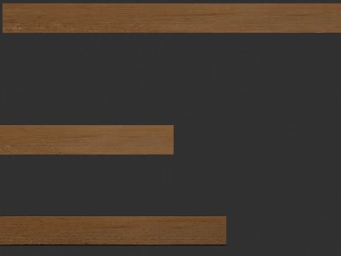 Realistic Wooden Planks Pack 6 PBR 4K s 3D Model