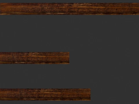 Realistic Wooden Planks Pack 6 PBR 4K s 3D Model