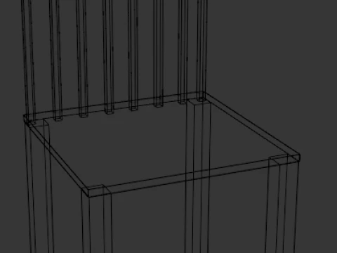 Realstic Wooden Chairs Pack 2 PBR 4K s 3D Model