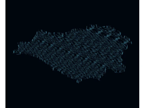 Belarus Topographic Relief Map STL for 3D Printing 3D Print Model