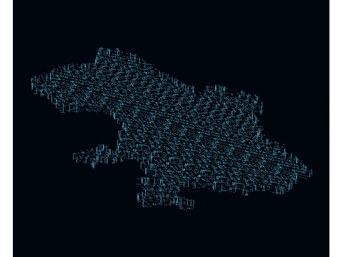 Ukraine Topographic Relief Map STL for 3D Printing 3D Print Model