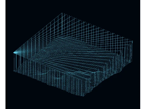 Monte Pissis 3D Relief Model topographic STL 3D Print Model