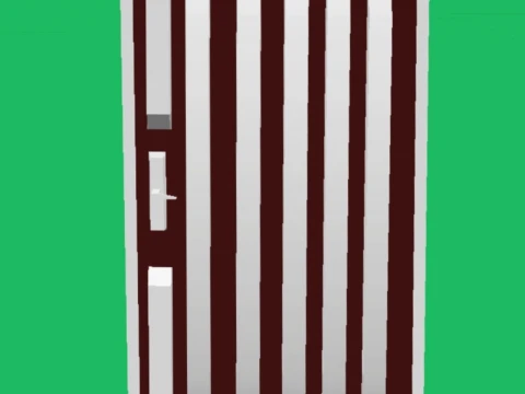 7 Low Poly Modular Doors Pack - 3D Assets 3D Model