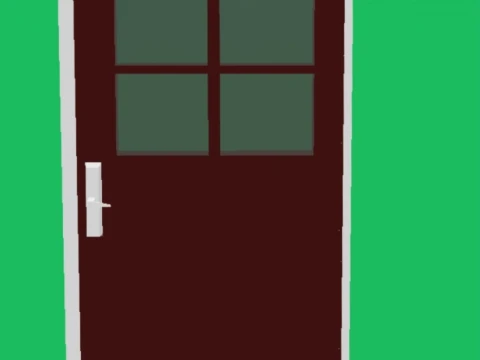 7 Low Poly Modular Doors Pack - 3D Assets 3D Model