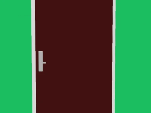 7 Low Poly Modular Doors Pack - 3D Assets 3D Model