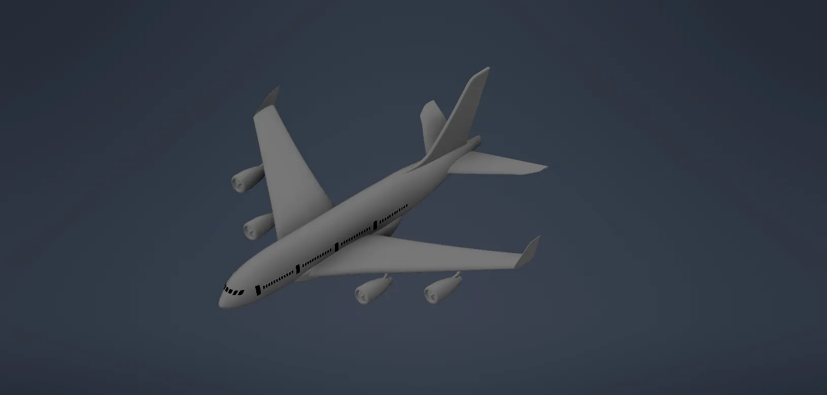 Airbus 3D Model .c4d .max .obj .3ds .fbx .stl .blend 