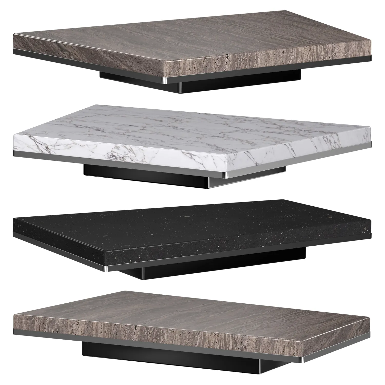 Orion Coffee Table 3D Model .c4d .max .obj .3ds .fbx .stl .blend 