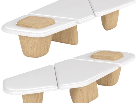 Asthila coffee table Carlyle Collective 3D Model