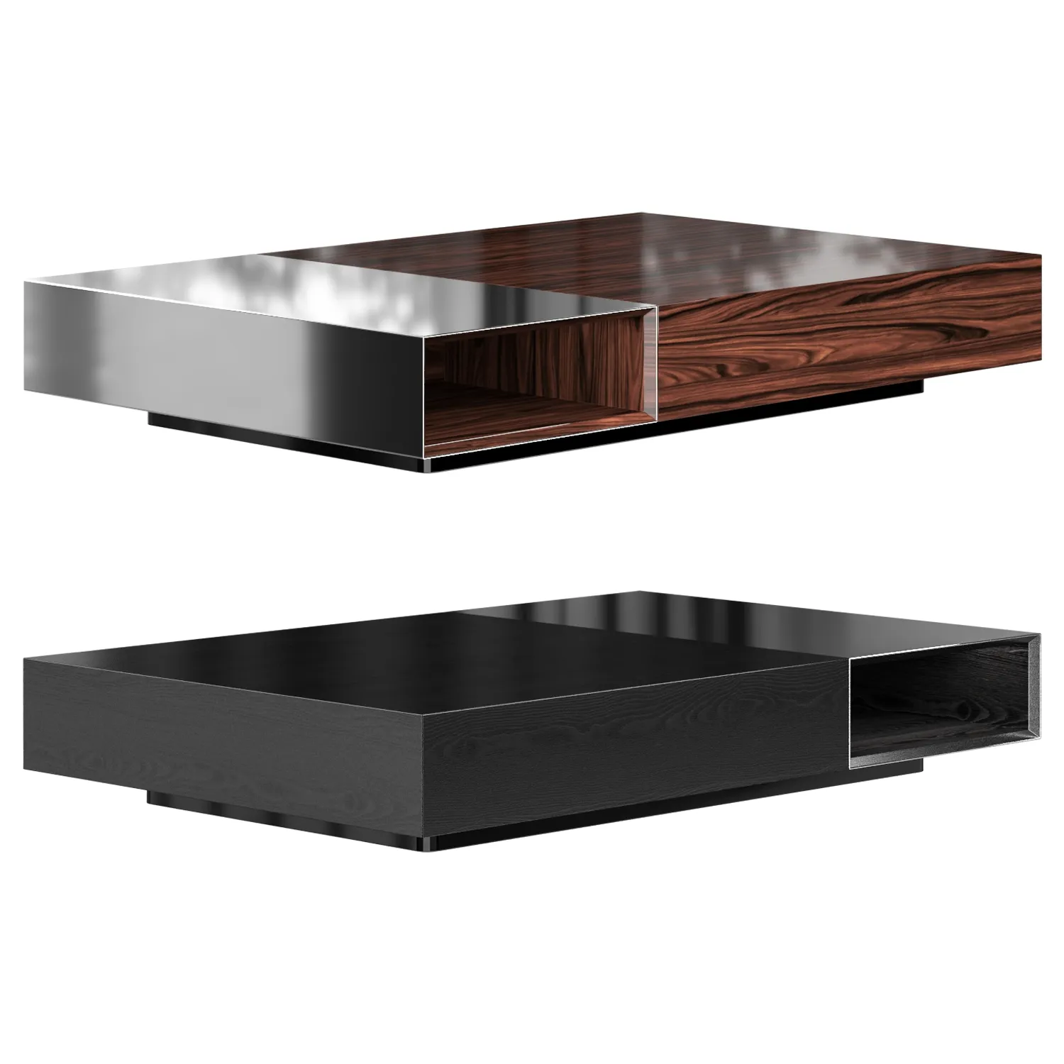 Lucile Coffee Table 3D Model .c4d .max .obj .3ds .fbx .stl .blend 