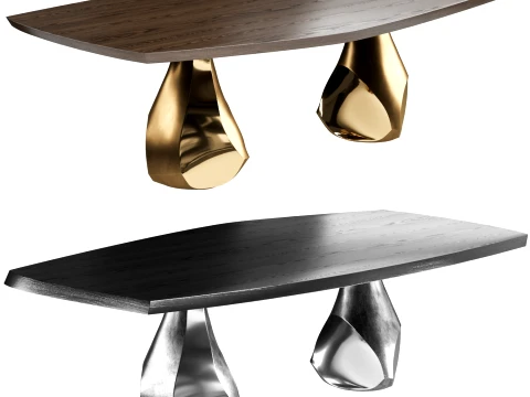 Pukalu Eettafel VAN ROSSUM 3D Model