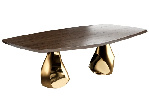 Pukalu Dining Table VAN ROSSUM 3D Model