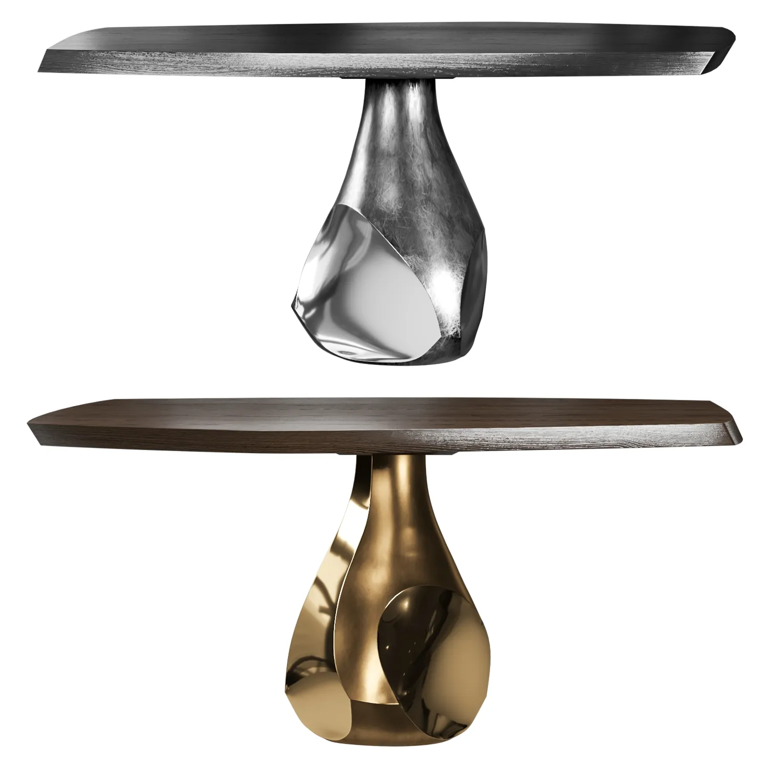 Pukalu Dining Table 02 VAN ROSSUM 3D Model .c4d .max .obj .3ds .fbx .stl .blend 