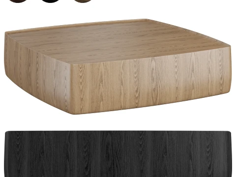Curvum Coffee Table 02 Van Rossum 3D Model