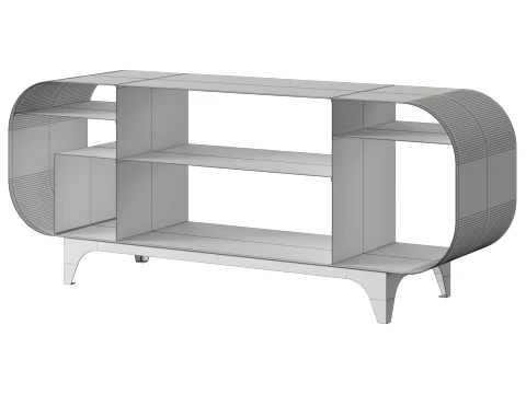 Grace Blue Console Officine Tamborrino 3D Model