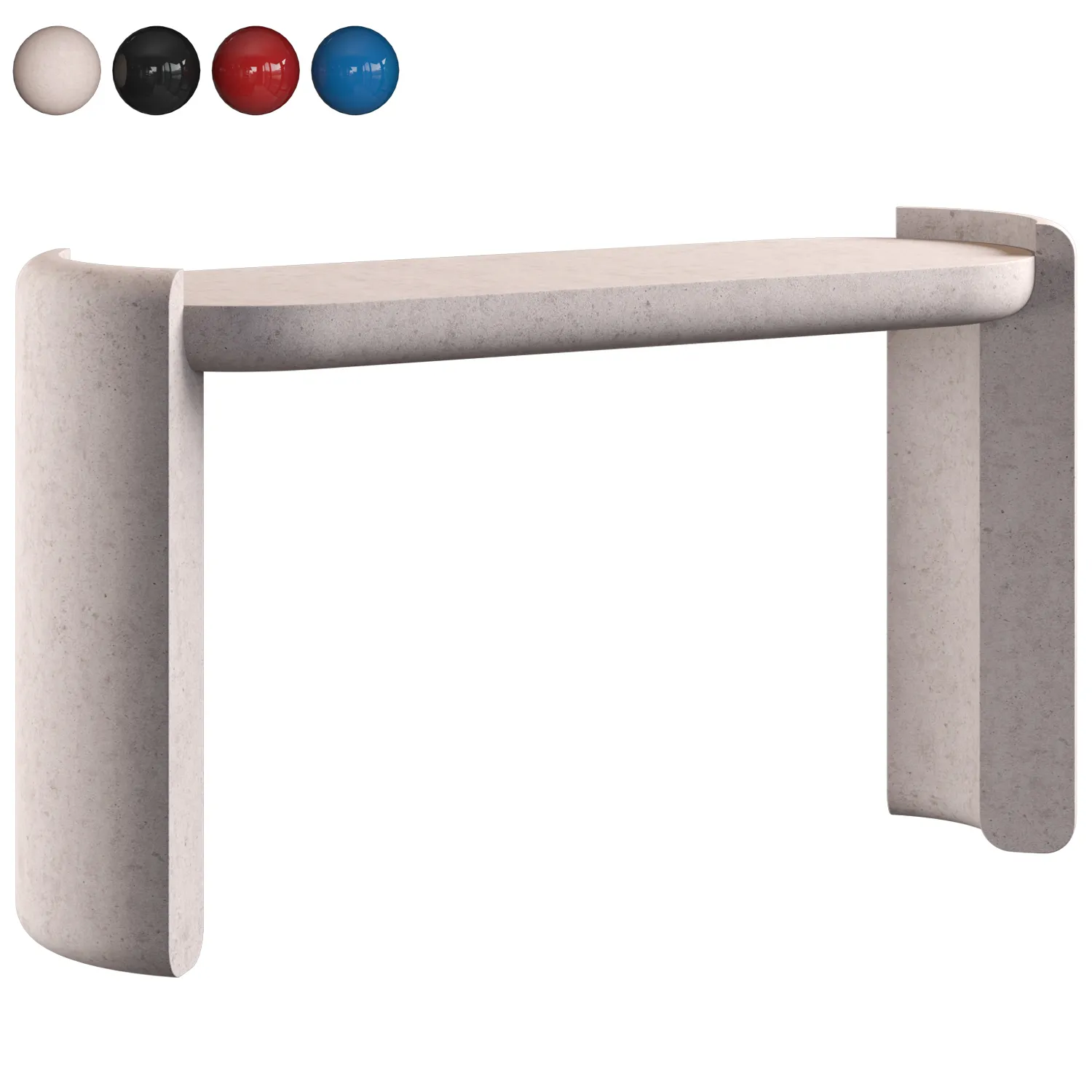 Fuente Console Pimar Limestone 3D Model .c4d .max .obj .3ds .fbx .stl .blend