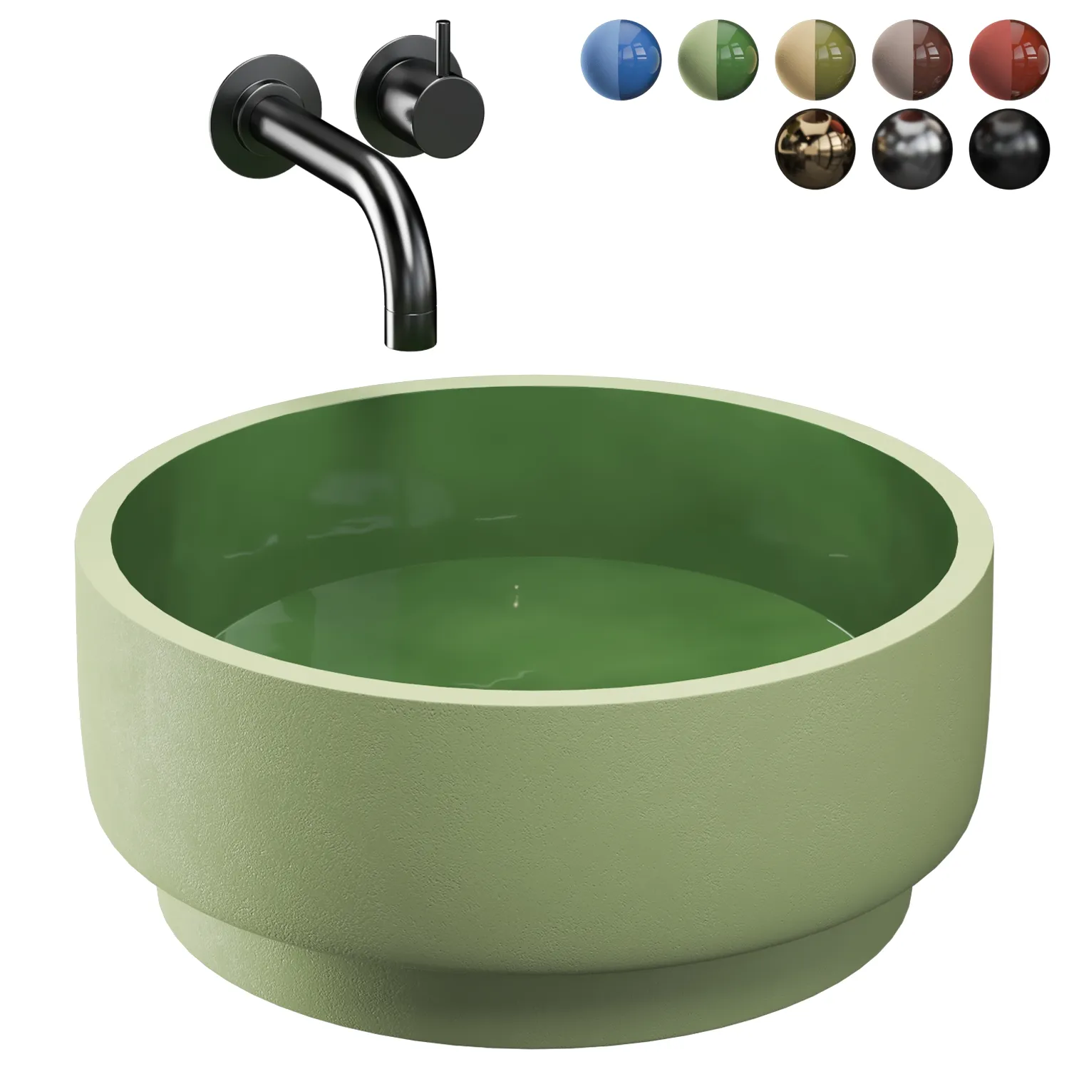 Clay Basins CB V-VI Studio LOHO 3D Model .c4d .max .obj .3ds .fbx .stl .blend