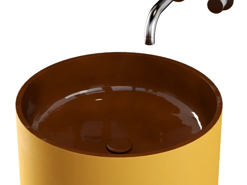 Freestanding Clay Basins FB I Studio LOHO 3D Model