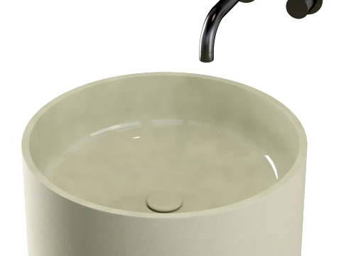 Freestanding Clay Basins FB I Studio LOHO 3D Model
