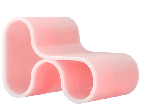 Eternity Lounge Chair Resin By Arda Yeniay StudioTwentySeven 3D Model