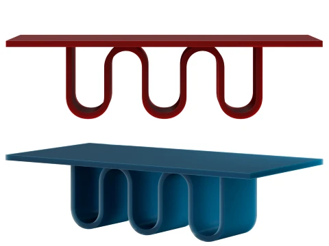 Eternity Table Resin By Arda Yeniay StudioTwentySeven 3D Model