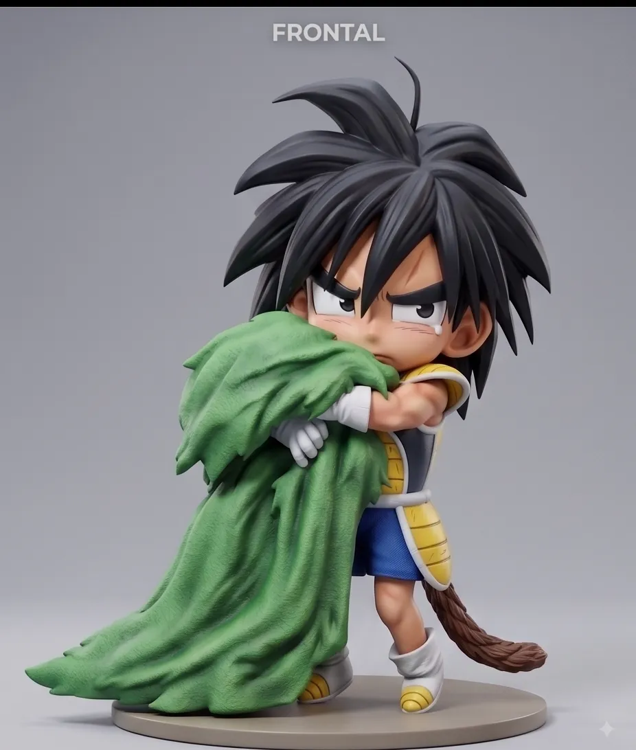Mini Broly 3D Print Model .c4d .max .obj .3ds .fbx .stl .blend 