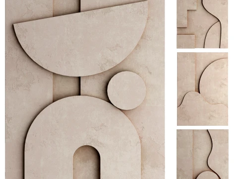 3d Abstract Wall Art 11 3D Model