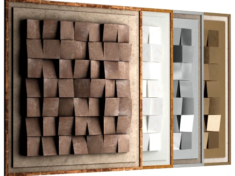3d Abstract Wall Art 11 3D Model