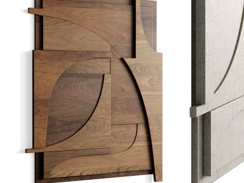 Atelier Plateau Relief wall art - No 10 3D Model