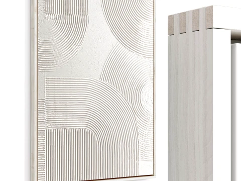 Plaster Two Frame B-40 3D Model