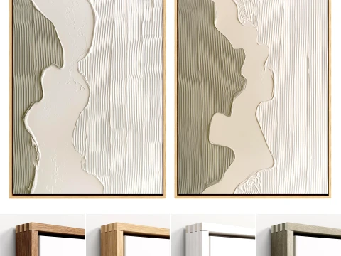 Plaster Two Frame B-39 3D Модель