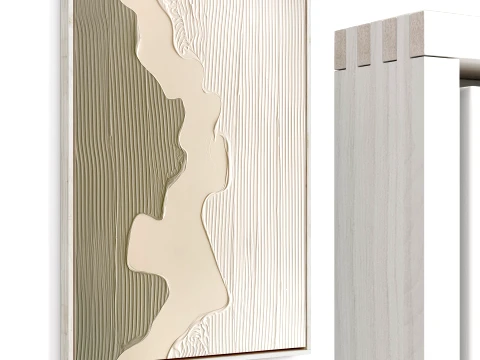 Plaster Two Frame B-39 3D Model