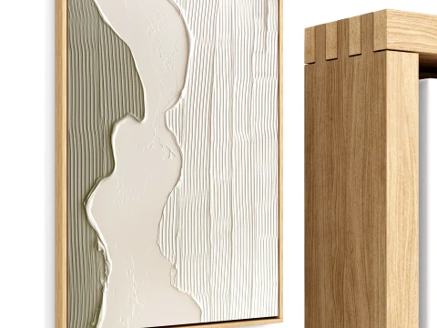 Plaster Two Frame B-39 3D Model