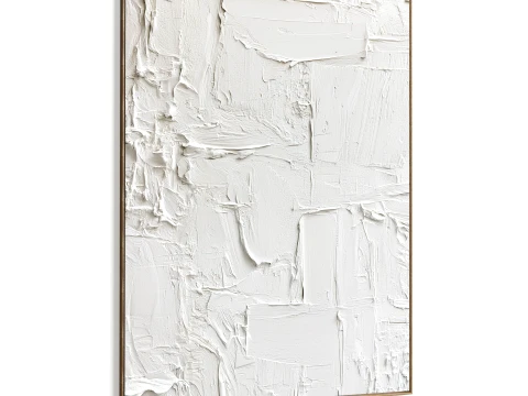 Plaster Two Photo Frame B-779 3D Model