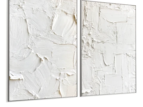 Plaster Two Photo Frame B-779 3D Model