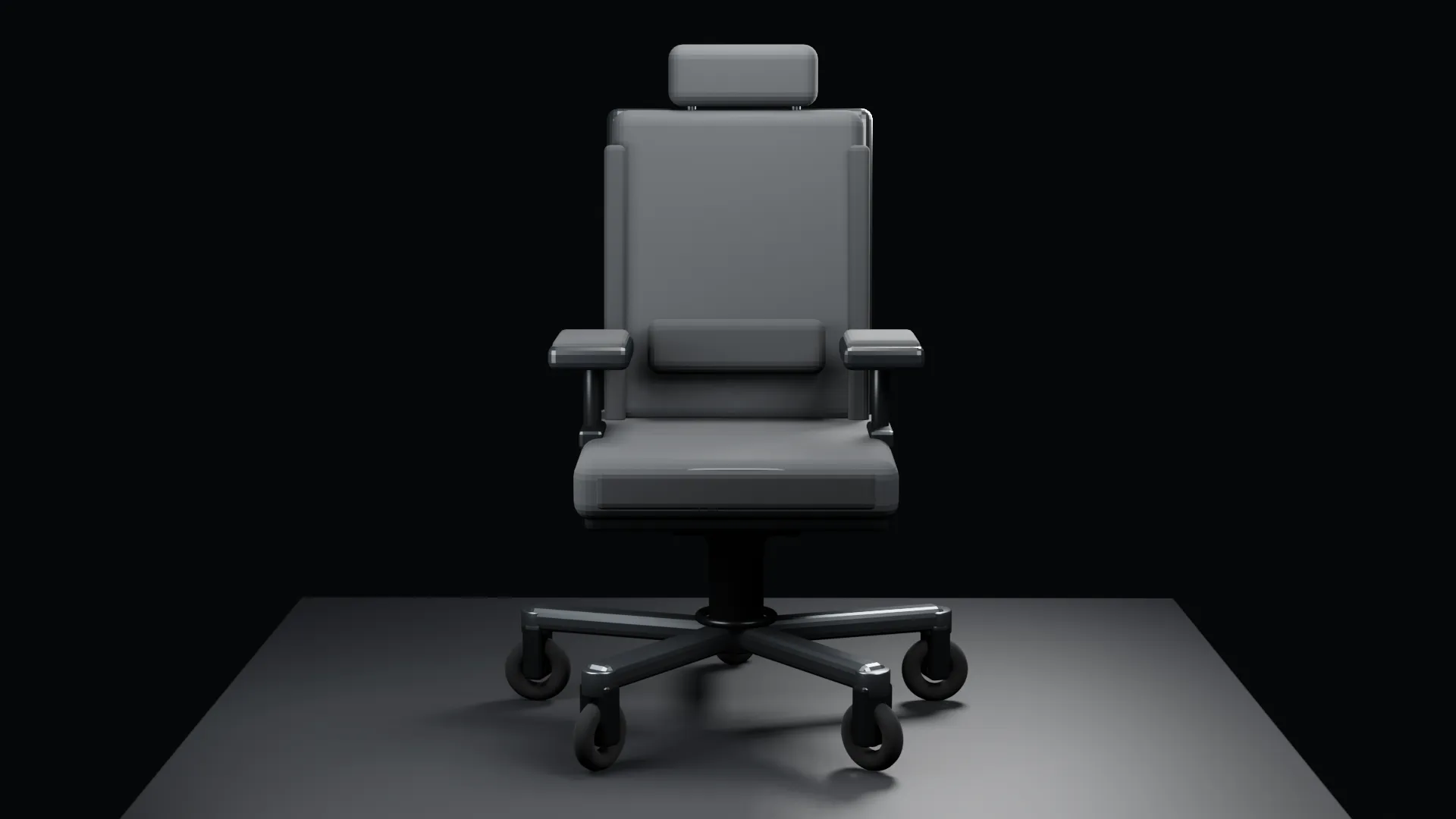 Realistic Executive Office Chair High-Quality 3D Model .c4d .max .obj .3ds .fbx .stl .blend 