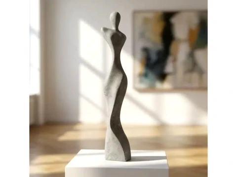Abstract Female Sculpture 3D Model
