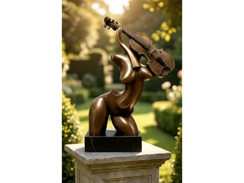 Abstract Bronze Torso 3D Model
