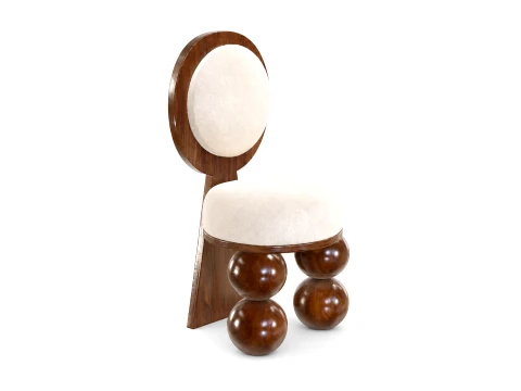 Abstract Artistic Sculptural Chair 3D Model