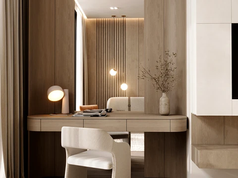 Bedroom 01 3D Model