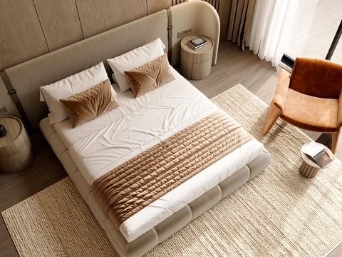 Bedroom 01 3D Model