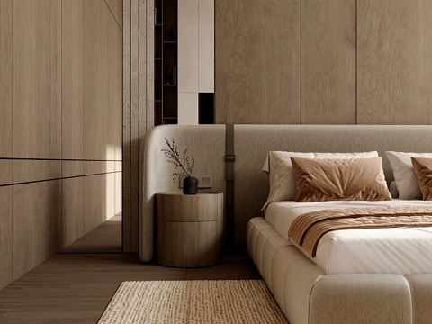 Bedroom 01 3D Model