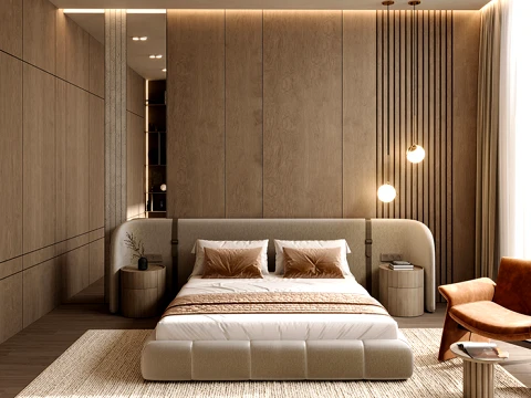 Bedroom 01 Modelo 3D