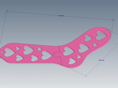 Sock Blocker Size 24 - 25 cm or RUS 37 - 39 3D Print Model 3D Model