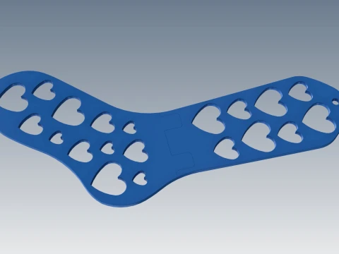 Sock Blocker Size 27 - 28 cm - RUS 41 - 43 3D Print Model 3D Model
