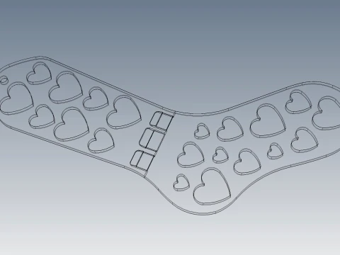 Sock Blocker Size 27 - 28 cm - RUS 41 - 43 3D Print Model 3D Model