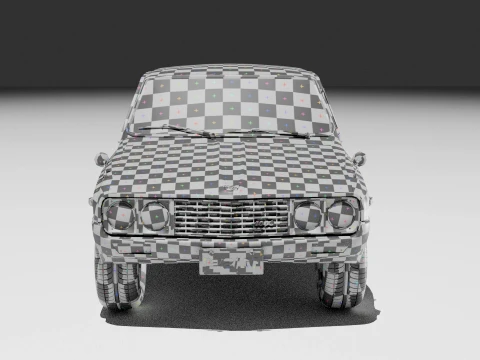 1974 Kia Brisa S-1000 3D Model