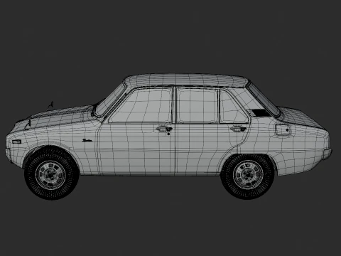 1974 Kia Brisa S-1000 3D Model
