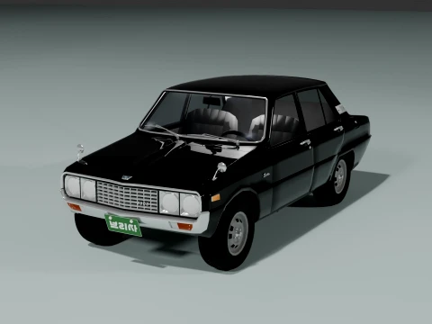 1974 Kia Brisa S-1000 3D Model