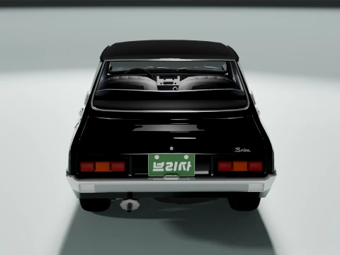 1974 Kia Brisa S-1000 3D Model