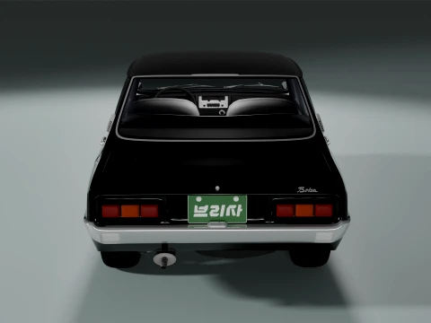 1974 Kia Brisa S-1000 3D Model